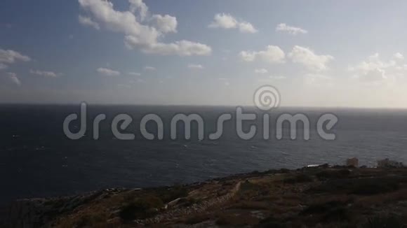 欧洲马耳他蓝洞区全景录像视频的预览图