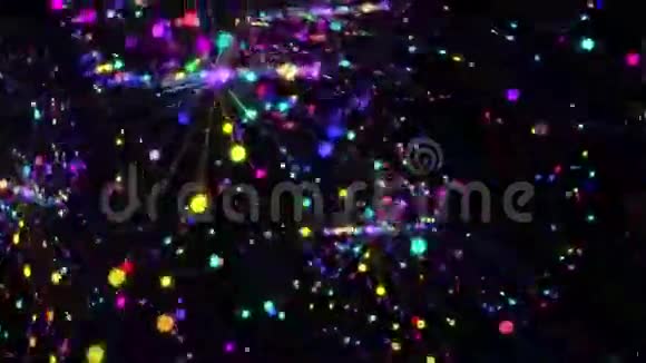 彩色粒子Vj环视频的预览图