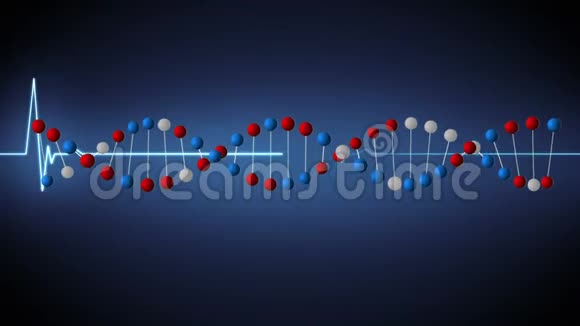 DNA双螺旋和心率视频的预览图