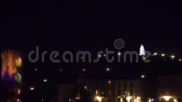 意大利佛罗伦萨圣诞之夜视频的预览图