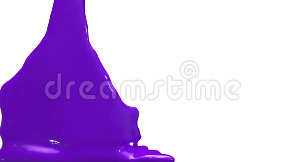 动画紫罗兰汽车油漆浇注和填充屏幕阿尔法通道包括使用卢马哑光3D渲染视图5视频的预览图