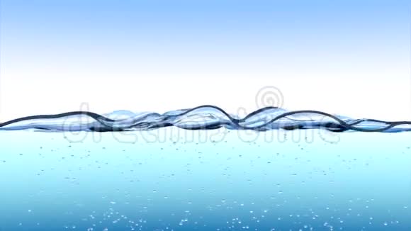 水面动画的水填充屏幕高清1080视频的预览图