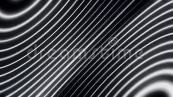 白色闪烁霓虹灯圈抽象VJ循环背景视频的预览图