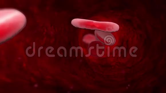 变异的血细胞艾滋病血癌肿瘤白血病3D动动画视频的预览图