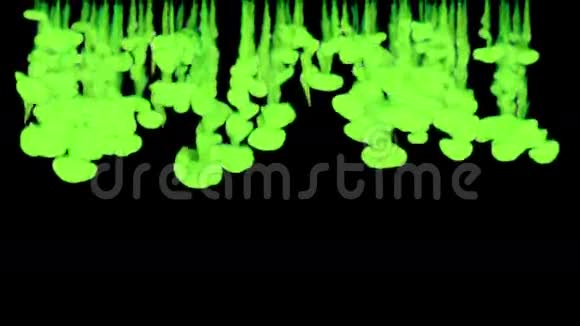 绿色背景在瓦特尔系列三维渲染体素图形在黑色背景上见其他版本版本1视频的预览图