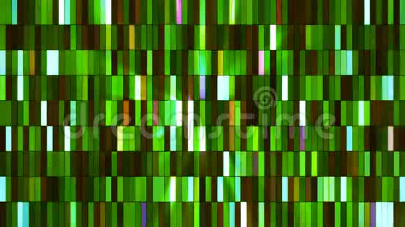 广播闪烁高科技小酒吧绿色抽象循环4K视频的预览图