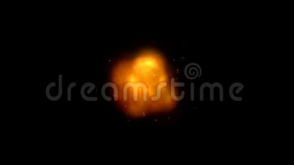 火云火焰动画图形元素包括阿尔法频道视频的预览图