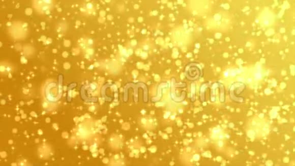 黄金粒子背景视频的预览图