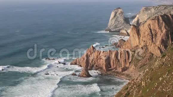 葡萄牙大西洋海岸的卡博角视频的预览图