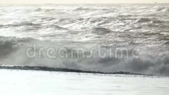 海滩黑海冰岛视频的预览图