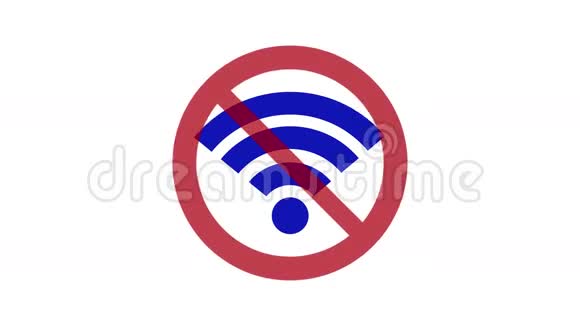 标志无wifi禁止使用互联网视频的预览图