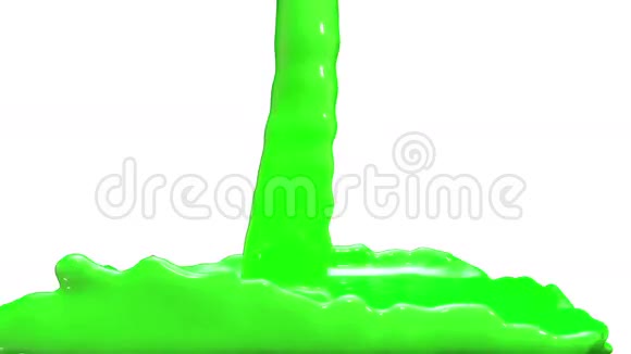 动画绿车油漆浇注和填充屏幕阿尔法通道包括使用卢马哑光3D档案视图39视频的预览图