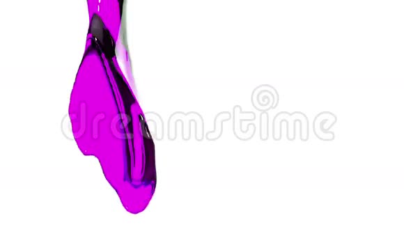紫漆填充屏幕阿尔法通道包括像卢马哑光3D渲染2视频的预览图
