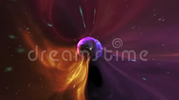 动画星系球抽象背景视频的预览图