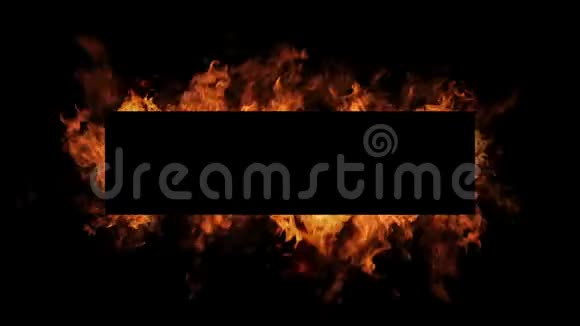 中间字幕用火架视频的预览图