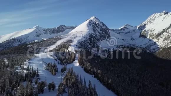 冬季高塔特拉斯山斯洛伐克视频的预览图