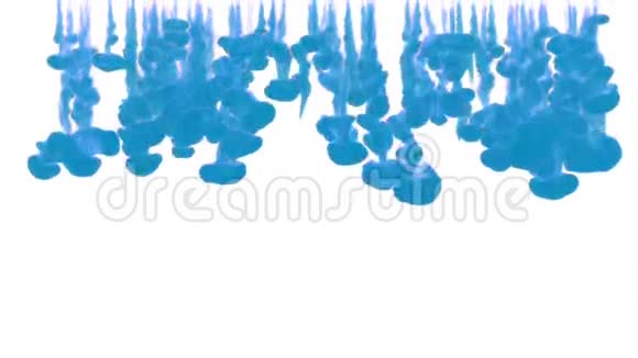 蓝色背景在瓦特尔系列三维渲染体素图形在白色背景上见其他版本第2版视频的预览图