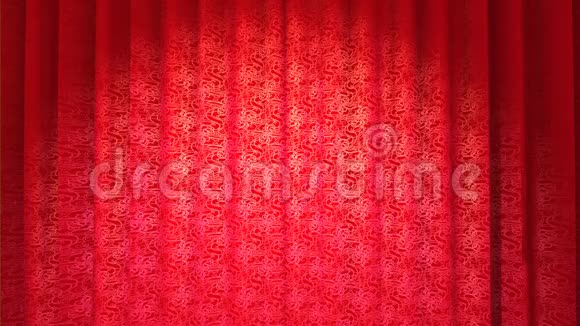 窗帘在锦缎织物中关闭视频的预览图