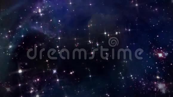 空间与粉红色的星星交叉视频的预览图
