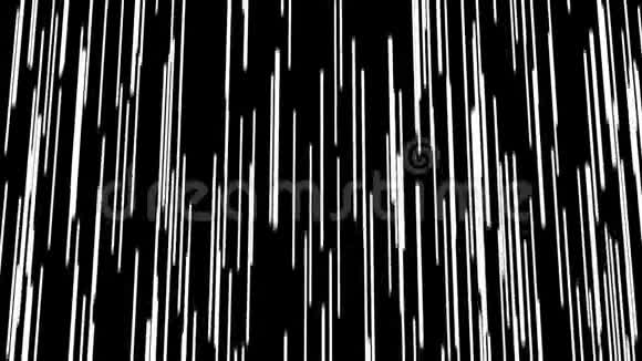 抽象雨无缝循环三维动画在黑色背景视频的预览图