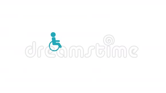 社交媒体残疾人信息图表视频的预览图