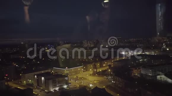 夜晚的城市景色视频的预览图