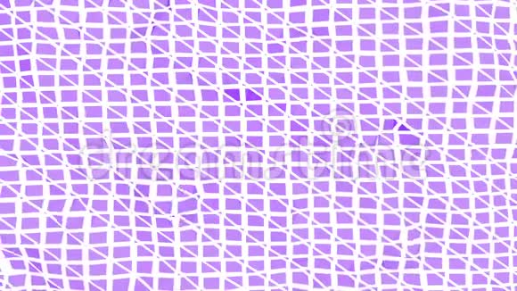 紫罗兰低聚挥动表面作为勇敢的背景紫罗兰几何振动环境或脉动背景视频的预览图