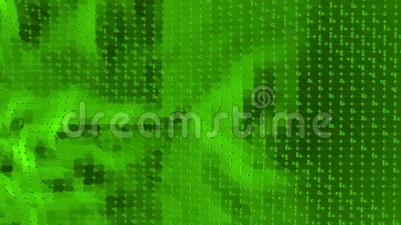 绿色低聚背景脉动摘要低聚表面作为晶体电池在时尚的低聚设计多边形视频的预览图