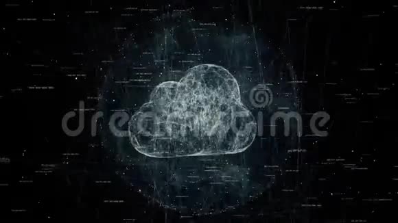 云计算概念动画4K视频视频的预览图