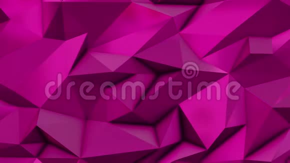 粉色抽象低聚三角形背景视频的预览图