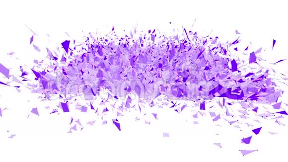 紫色或紫色低聚波面作为有趣的背景紫罗兰几何振动环境或脉动视频的预览图