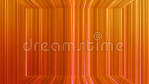广播垂直高科技线路舞台橙色抽象循环4K视频的预览图
