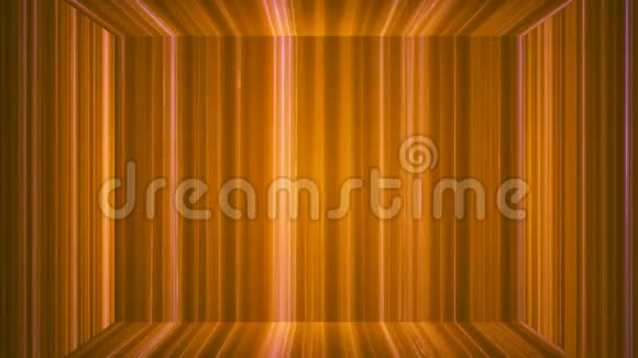 广播垂直高科技线路舞台橙色抽象循环4K视频的预览图
