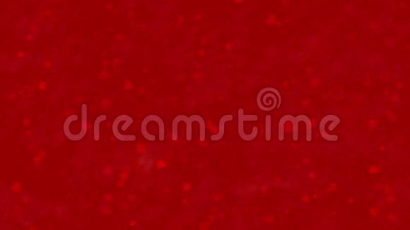 情人节快乐的挪威文由尘埃形成在红色背景下变成水平的尘埃视频的预览图