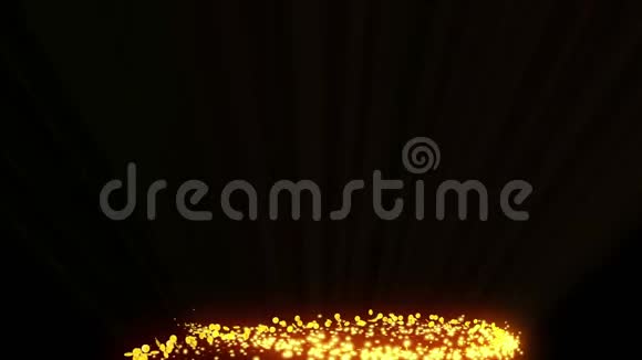 许多飞行金币黑色背景上有很多硬币闪烁硬币动画视频的预览图