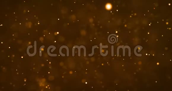 圣诞节的数字闪光闪耀着金色的微粒在金色的背景下流动着节日的圣诞节喜庆新年快乐视频的预览图