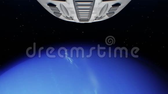 飞往海王星的3D动画视频的预览图