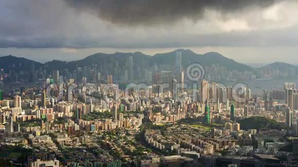 香港城市景观时间流逝视频的预览图