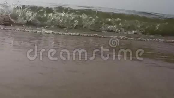 沙滩水波背景视频的预览图