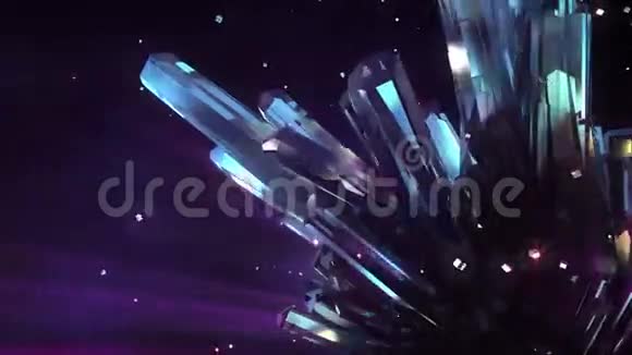 可循环晶体背景视频的预览图