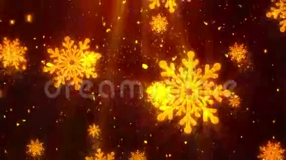 圣诞假期闪烁4循环背景视频的预览图