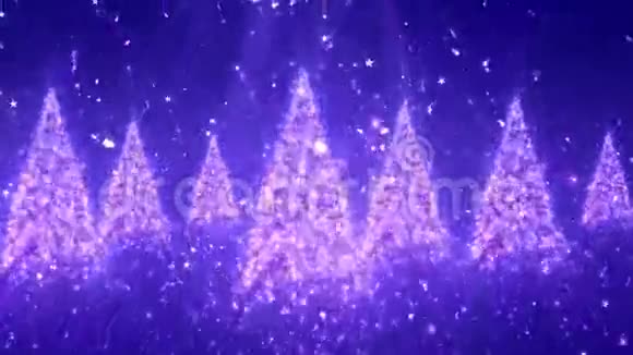 圣诞节闪烁5循环背景视频的预览图