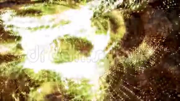 移动黄金粒子背景视频的预览图