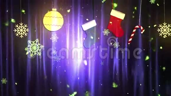 圣诞布饰3循环背景视频的预览图