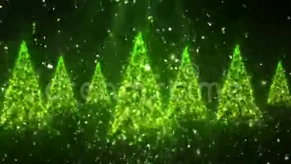 圣诞闪烁1循环背景视频的预览图