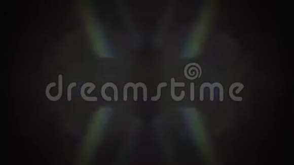 抽象霓虹怀旧迷幻的彩虹背景视频的预览图
