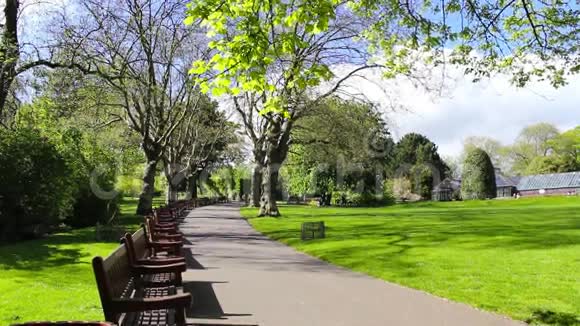 英国格拉斯哥美丽的植物园视频的预览图