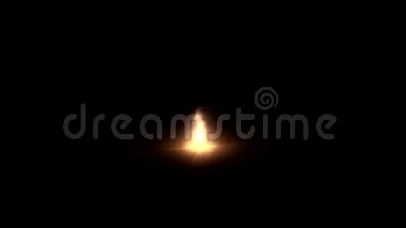 橙色发光神秘火焰动画图形元素包括阿尔法频道视频的预览图