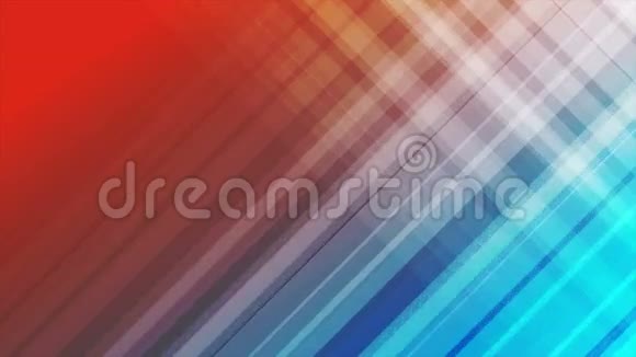 蓝色和红色对角线条纹抽象视频动画视频的预览图
