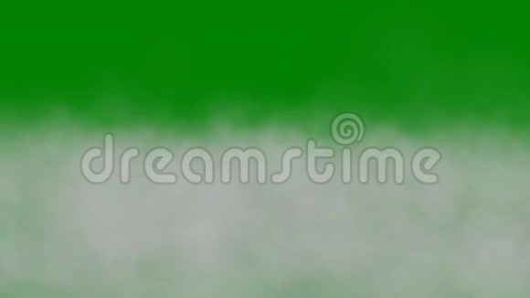 绿色屏幕上的雾视频的预览图